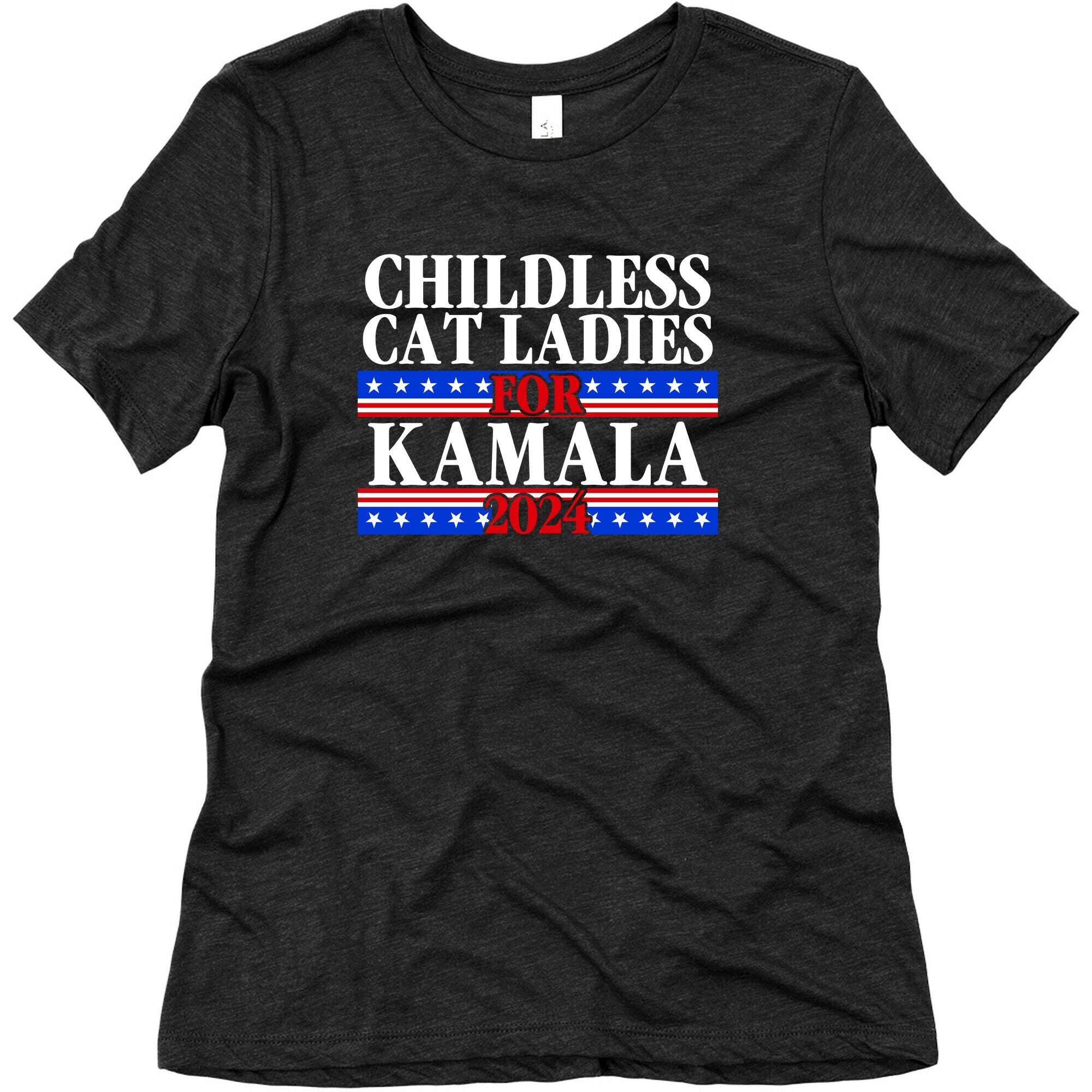 Patriotic Childless Cat Ladies for Kamala Womens Triblend Tee